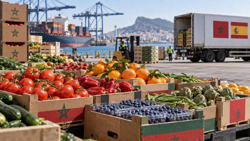 الخضر والفواكه المغربية.. 950 مليون يورو في 6 أشهر