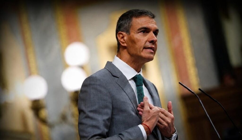 بيدرو سانشيز أمام البرلمان الإسباني خلال جلسة أزمة سبتة في 3 شتنبر 2026